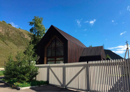 Двухэтажный дом в стиле барнхаус 70 м2, 4 комнаты