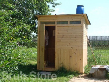 Летняя душевая 1,5х2 м (без стоимости поддона, бака и внутренней отделки)