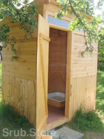 Летняя душевая 1,5х2 м (без стоимости поддона, бака и внутренней отделки)