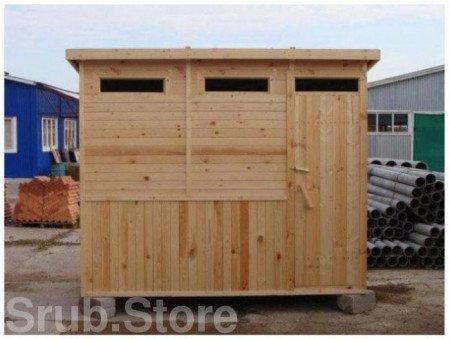 Комбинированный блок душ и туалет 2х3 м