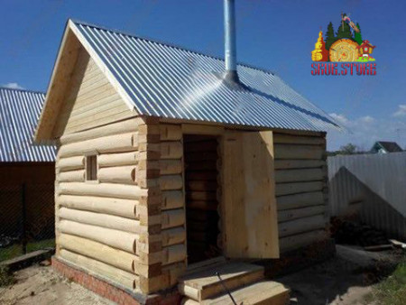 Сруб бани 3х4 м, 12 кв. м