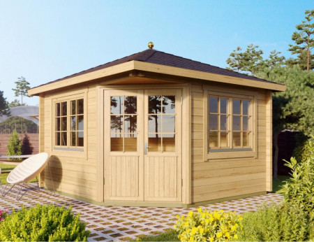 Угловая беседка "Хантингтон", 7 м2