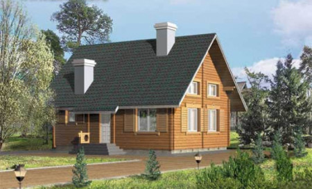 Сруб дома 167 м2