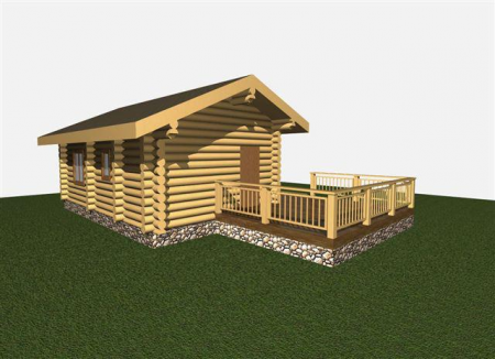 Строительство рубленных домов из ели Купить сруб готового деревянного дома
