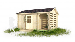 Садовый домик из минибруса (хозблок), 5х3 м, 12.6 кв. м 