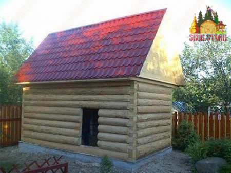 Сруб бани 3х6 м, 18 кв. м