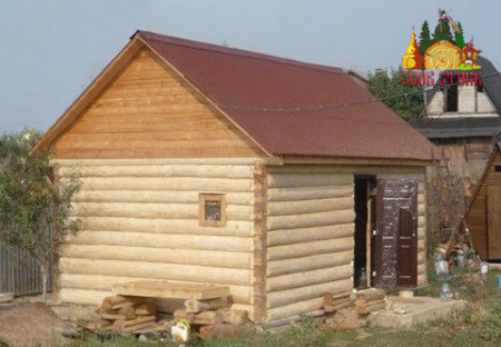 Сруб бани 4х5 м, 20 кв. м