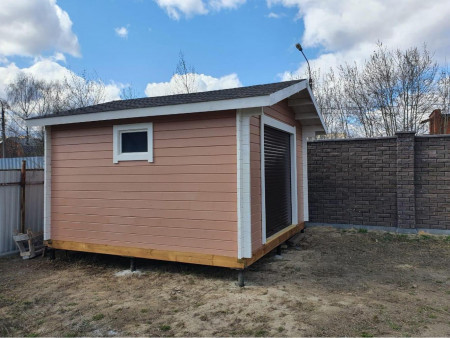 Хозблок из минибруса "Солар", 16 м2
