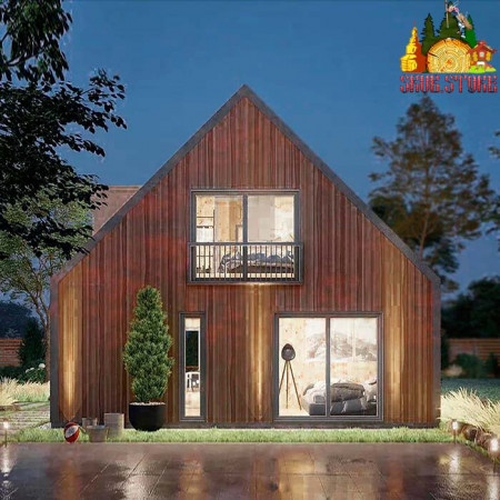 Двухэтажный дом Барнхаус 110 м2, 4 комнаты