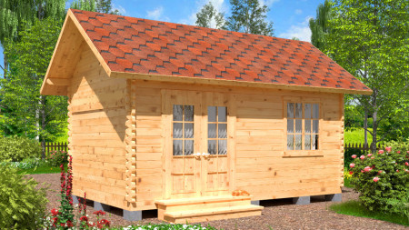 Хозблок из минибруса 5х3 м, для дачи