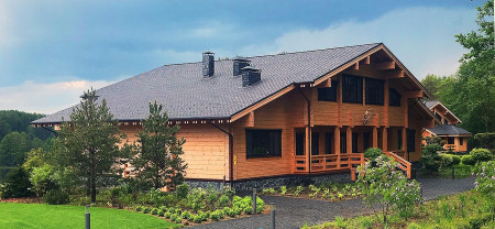 Двухэтажный охотничий клуб с мансардным этажом, 2560 м2