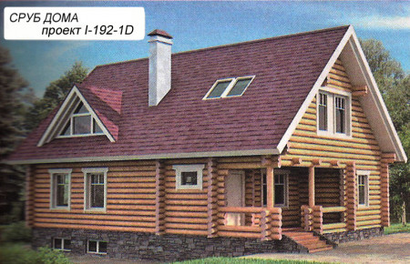 Сруб дома 192 м2