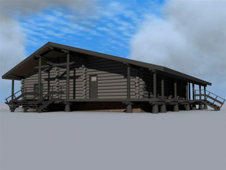 Баня из рубленного бревна (сосна) 255 кв.м 