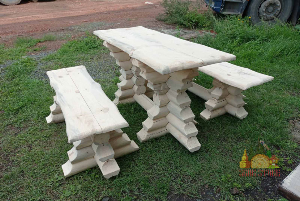 Садовая и дачная мебель из массива древесины на заказ