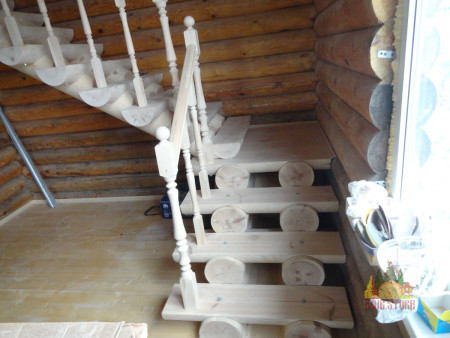Деревянные лестницы купить в Москве – цены, фото, размеры