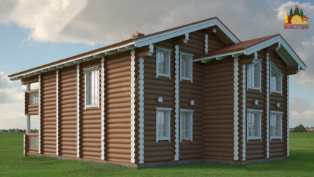 Сруб гостиницы 331,9 кв.м (5 номеров)