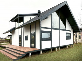 Проект "MAXI" - загородный дом в фахверковом стиле, 205 м2