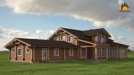 Сруб гостиницы 428 кв.м (6 номеров)