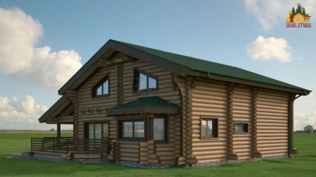 Сруб гостиницы 313,4 кв.м (5 номеров)