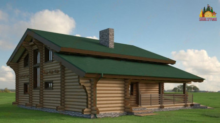 Сруб гостиницы 313,4 кв.м (5 номеров)