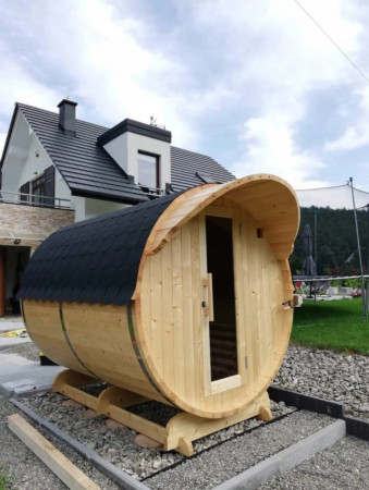 Сауна бочка круглая 3,4х2,1 м, одна секция