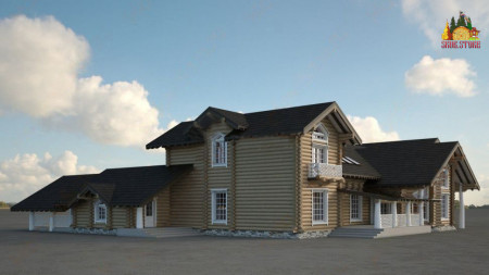 Сруб гостиницы 730,2 кв.м (7 номеров)