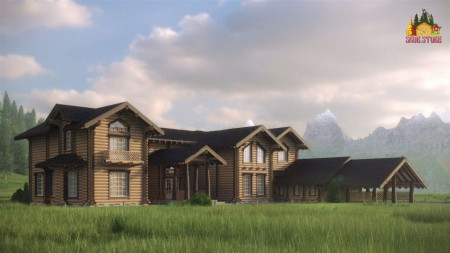 Сруб гостиницы 730,2 кв.м (7 номеров)