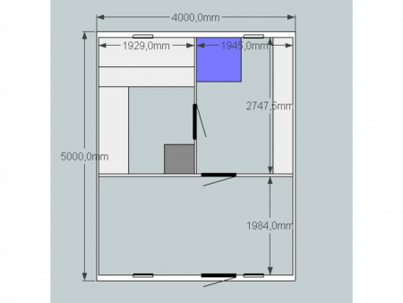 Баня бочка овал 5х4м, три секции, с душем