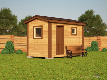 Мобильная баня 4х2,3 м