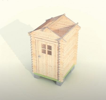 Туалет для дачи из минибруса 1,5x1,7 м