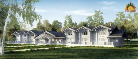 Сруб гостиницы Европа Таунхаус (14 номеров)