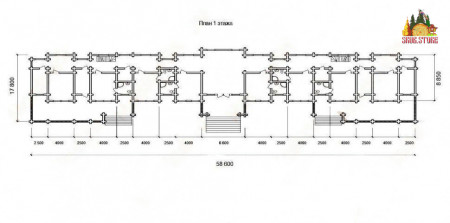 Сруб гостиницы Европа Таунхаус (14 номеров)