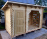 Садовый домик (хозблок) для дачи, 5х2 м, 8.1 кв. м 