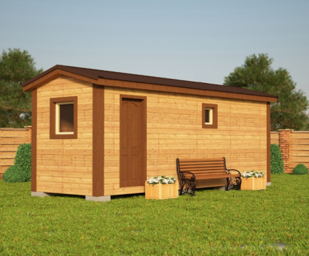 Мобильная баня 7х2,3 м