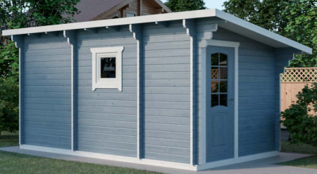 Дачный санузел из минибруса, 2,8х5,0 м, с душевой, туалетом и раздевалкой