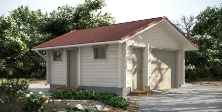 Гараж из минибруса, 6х5 м, 26 кв. м 